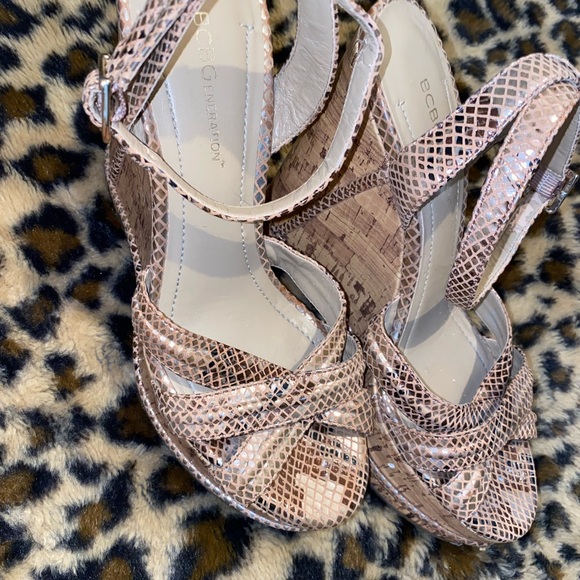 BCBG Generation Cork Wedges - Picture 7 of 8